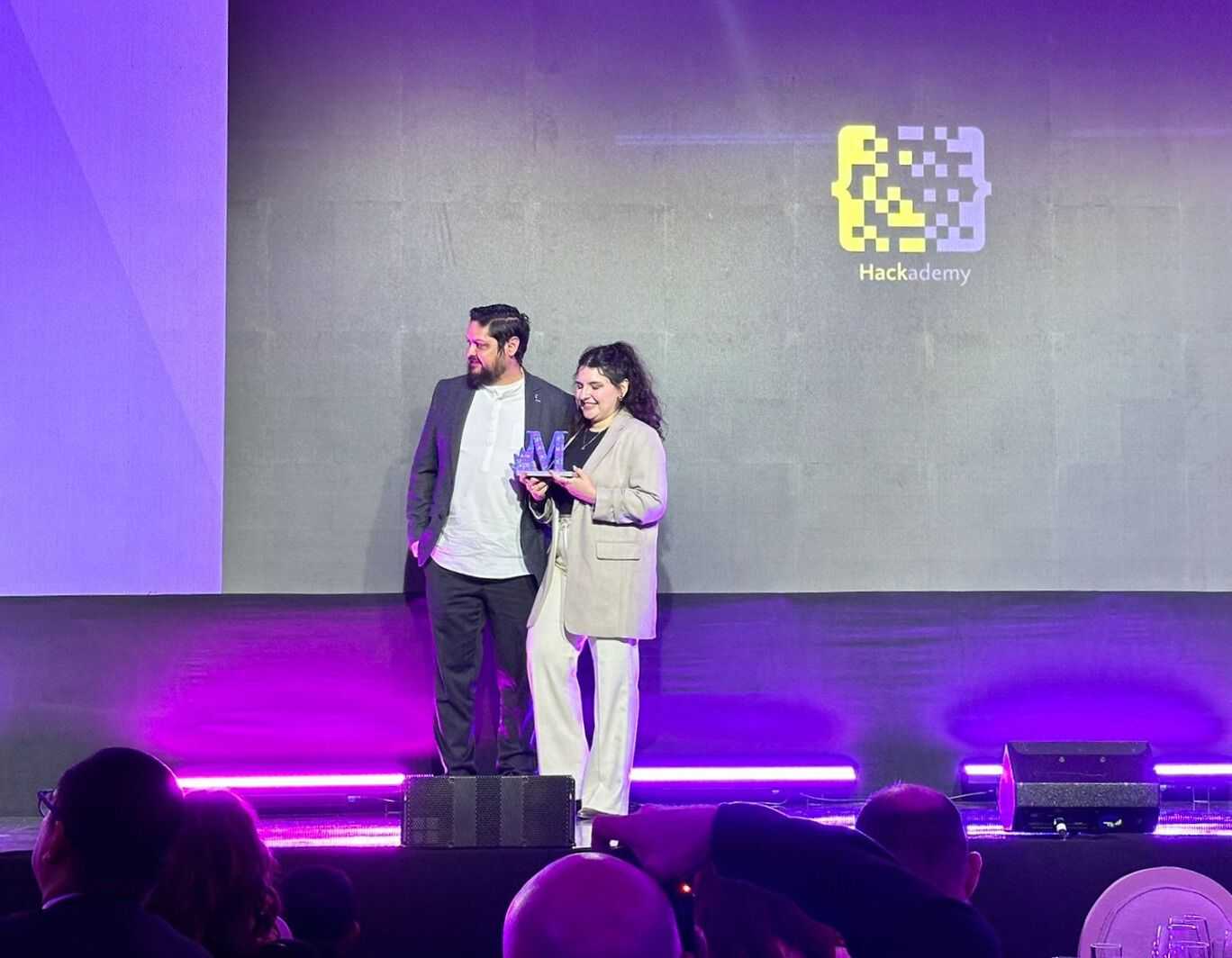 Fernando Gallardo y Raquel Sánchez, CEO y COO, de Hackademy.