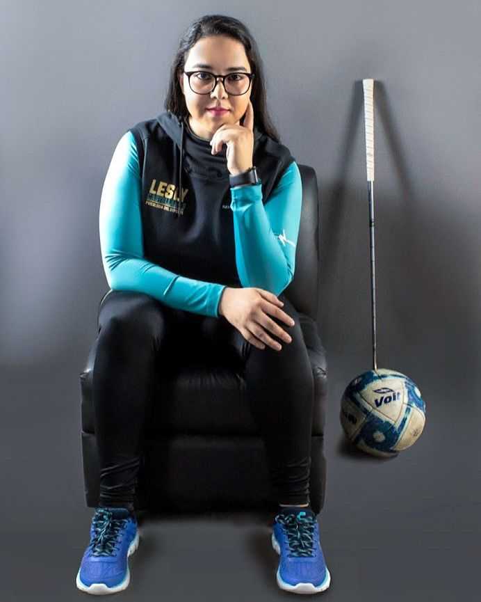 Lesly Castellanos Cepeda, quien atiende a las Fuerzas Básicas de Los Gallos Blancos del Querétaro.